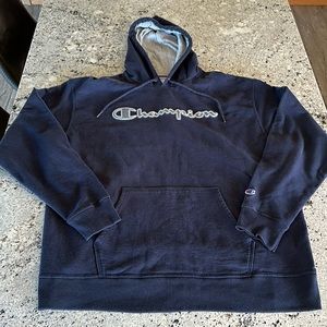 Champion Men’s Hoodie - Navy - XXL